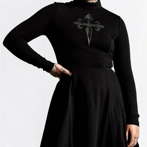 Killstar Punk Occult Skater Dress